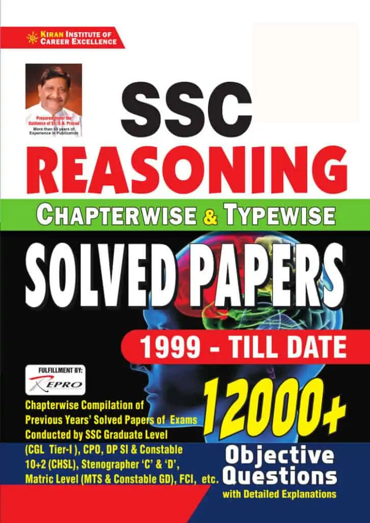 Kiran SSC Reasoning 12000+ Chapterwise Solved Papers