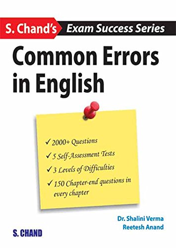 Common Errors in English S.Chand PDF