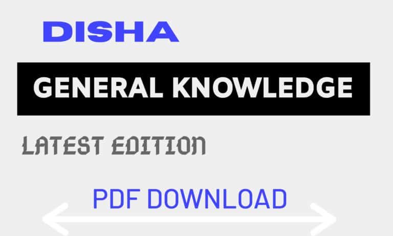 Disha General Knowledge Latest Edition PDF
