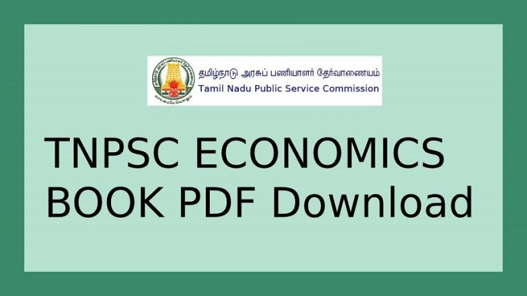 Tamilnadu Economics Textbook in one pdf