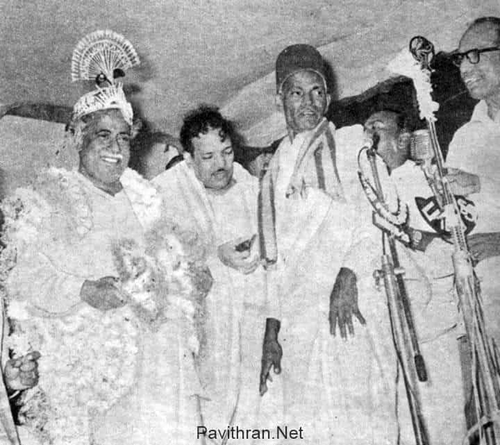 Annadurai with Karunanidhi and Others
