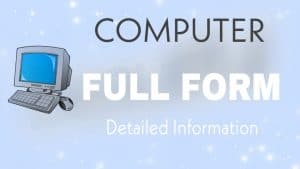 Computer Full form & it's related term