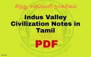 Indus Valley Civilization in Taml PDF
