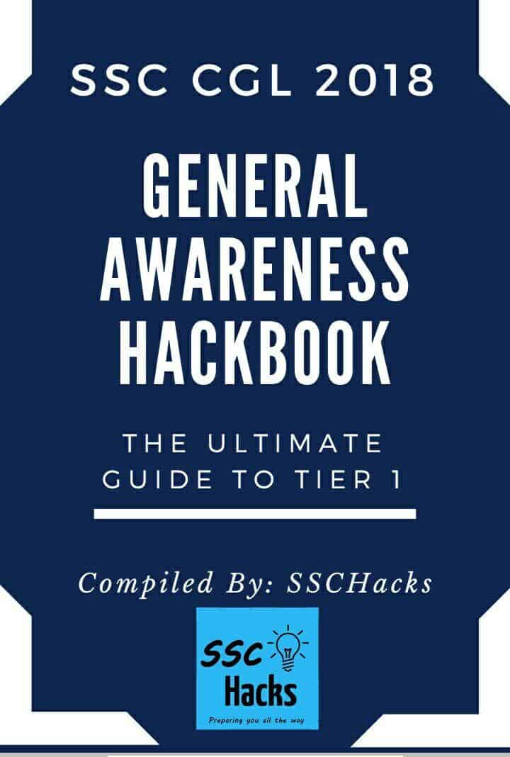 SSC CGL General Awareness Hackbook pdf download