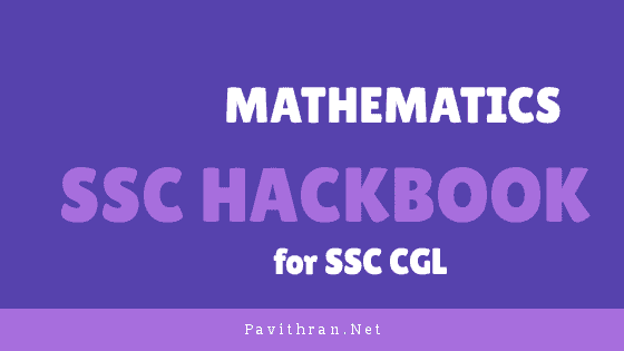 SSC Mathematics Hack Book pdf