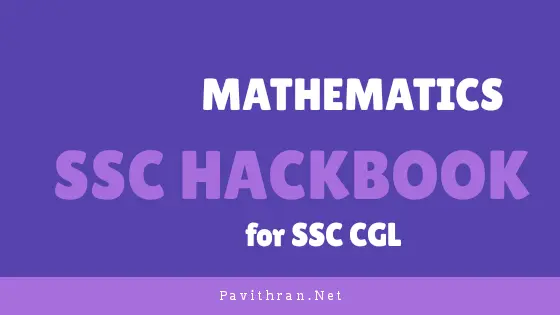 SSC Mathematics Hack Book pdf