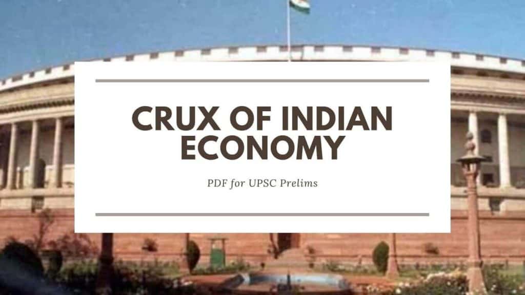 Crux of Indian Economy PDF