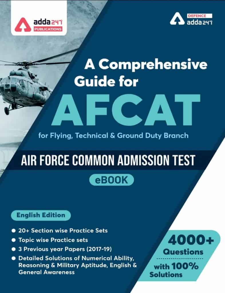 A Comprehensive Guide for AFCAT eBook PDF