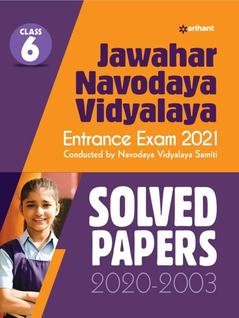 Arihant JNVST Class 6 Solved Paper 2003-2020 PDF