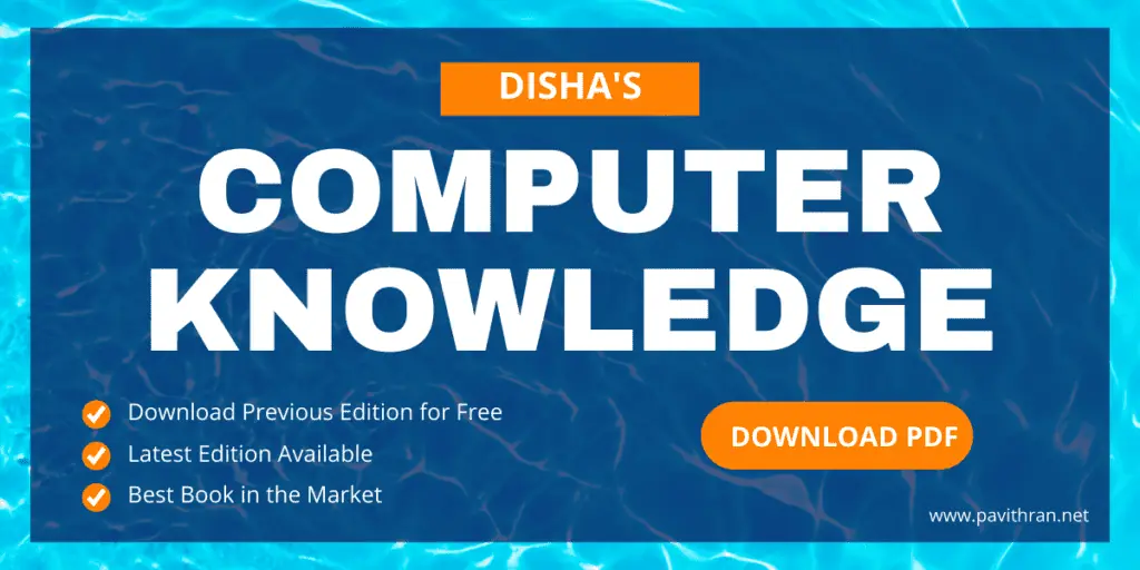 Disha Computer Knowledge PDF