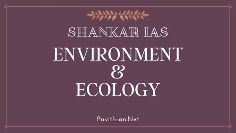 Shankar IAS Environment & Ecology Book PDF