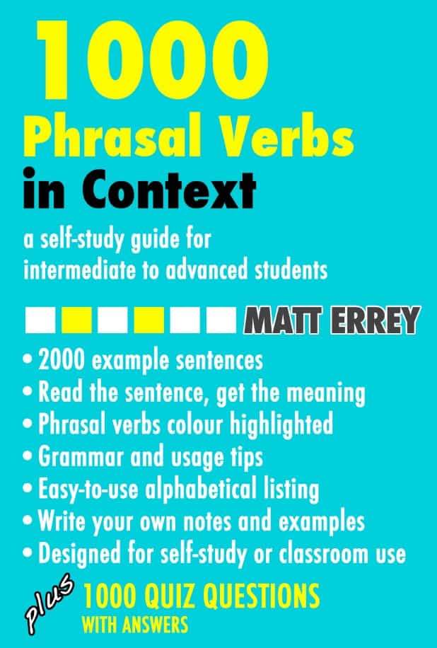 1000 Phrasal Verbs in Context