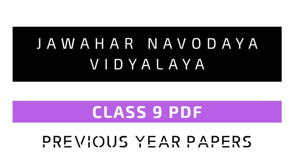 jawahar navodaya vidyalaya book 2023 class 9 pdf download in hindi