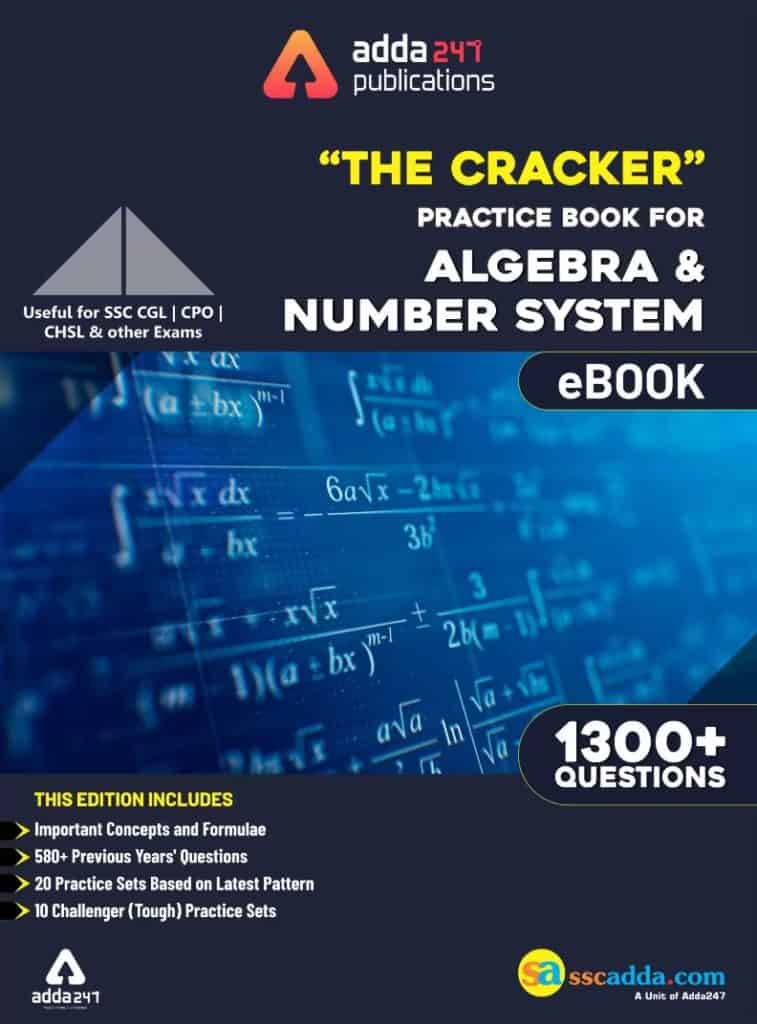 The Cracker Practice Book for Algebra & Number System PDF