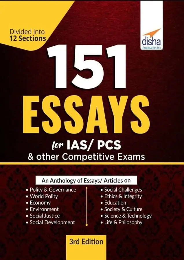 Disha 151 Essays Book PDF
