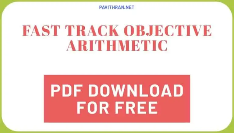 Fast Track Objective Arithmetic PDF