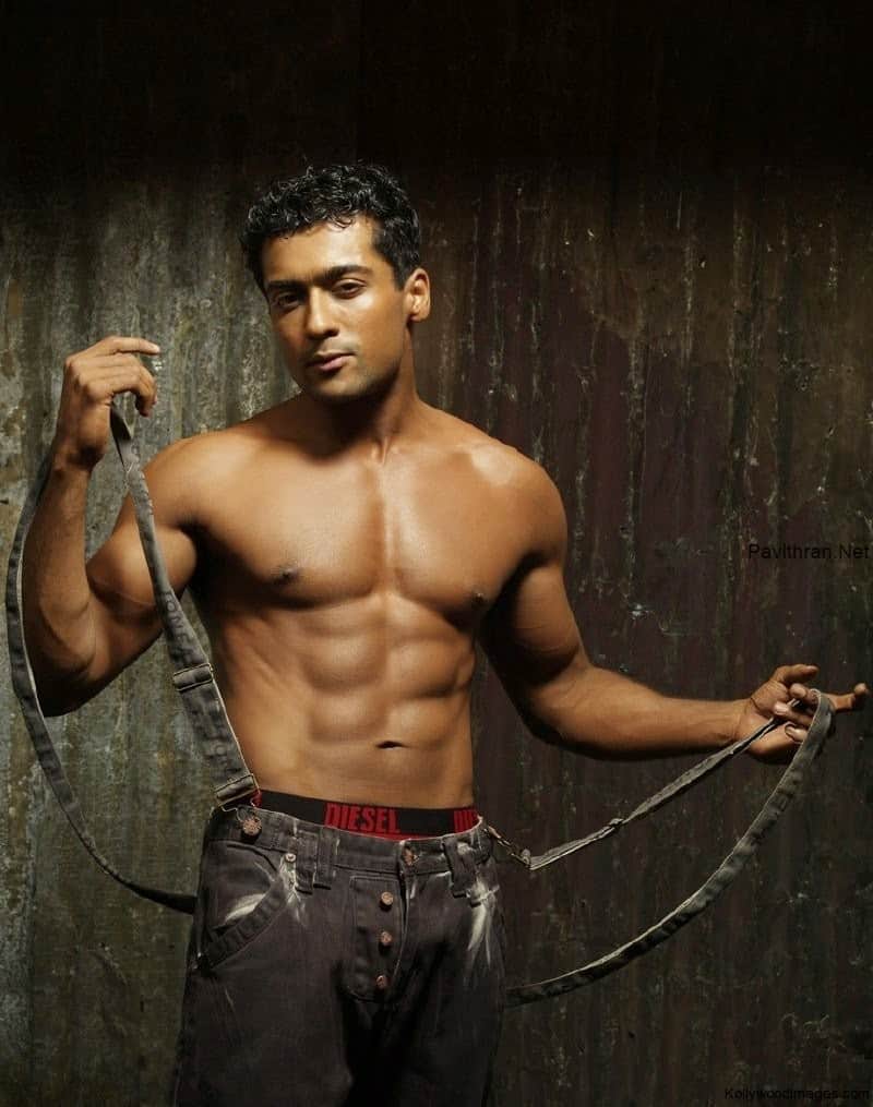 Surya Six Pack Photos & Workout Images