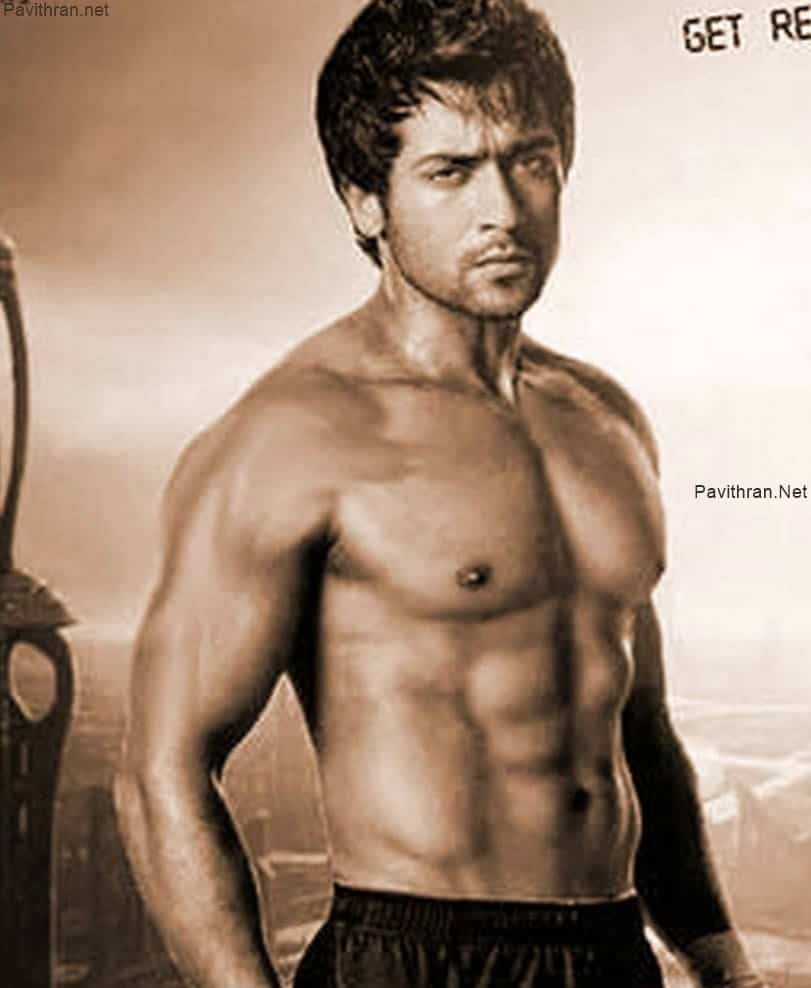 Surya Six Pack Photos & Workout Images