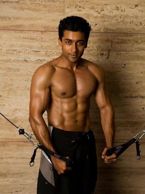 Surya Six Pack Photos & Workout Images