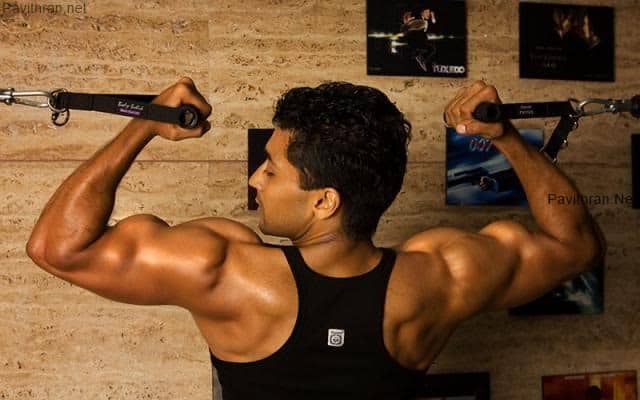 Surya Six Pack Photos & Workout Images