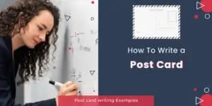 How to write a Post Card