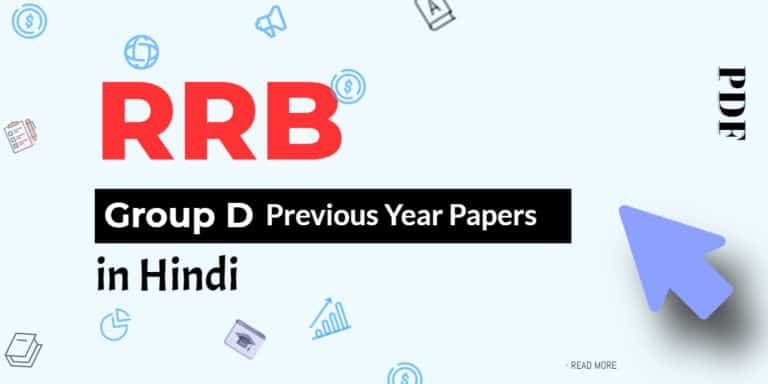RRB Group D Previous Year Paper in Hindi PDF