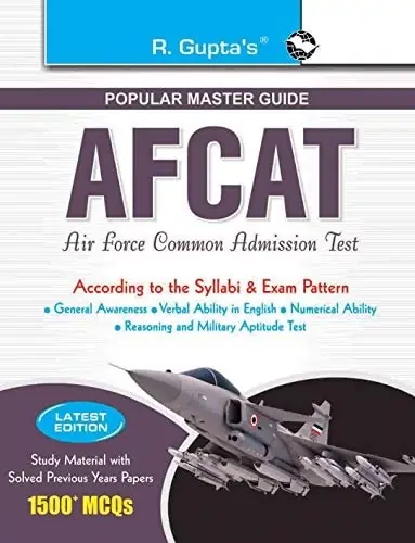 R Gupta AFCAT Exam Master Guide Book PDF