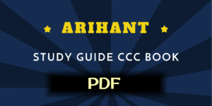 Arihant Study Guide CCC Book Pdf