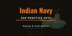 Indian Navy SSR Practice Sets Pdf