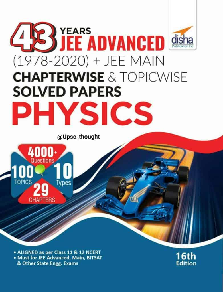 PHYSICS - 43 Years JEE Advanced Chapterwise & Topicwise Solved Papers Pdf