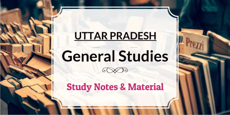 Uttar Pradesh General Studies PDF