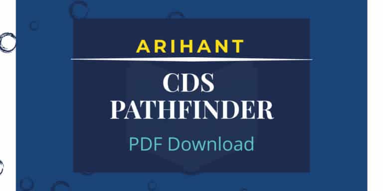Arihant CDS Pathfinder Pdf Download