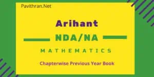 Arihant NDA,NA Mathematics Previous Year Book PDF
