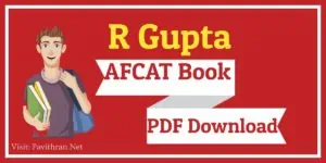 R Gupta AFCAT Book Pdf Download