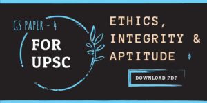 Ethics, Integrity & Aptitude Books for UPSC