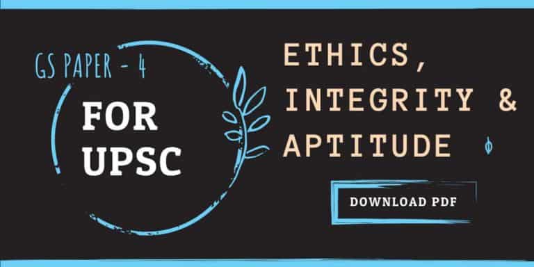 Ethics, Integrity & Aptitude Books for UPSC