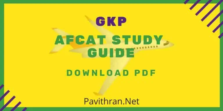 GKP AFCAT Study Guide Book PDF