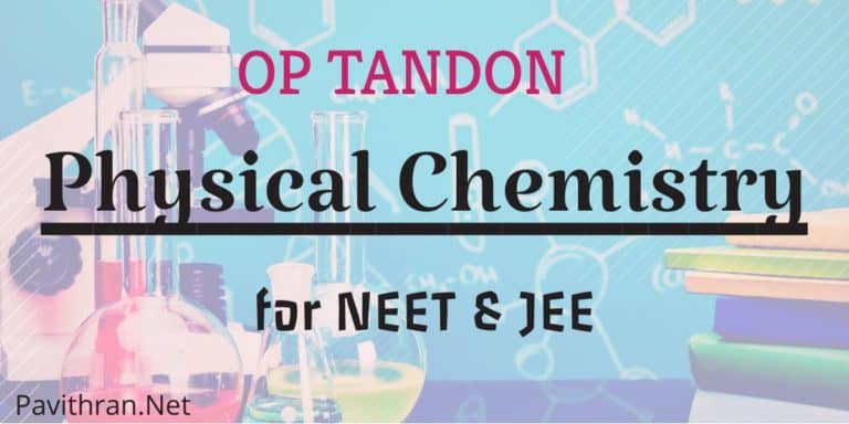 Physical Chemistry by OP Tandon PDF