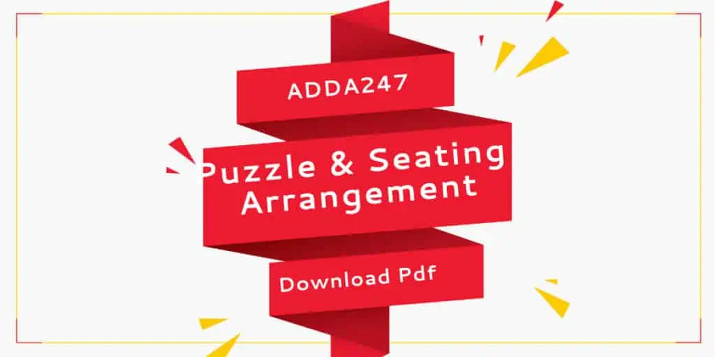 Adda247 Puzzle & Seating Arrangement PDF