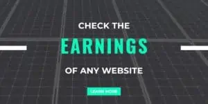 Check the Earnings of Any Website