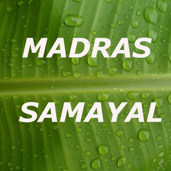 Madras Samayal Youtube Channel