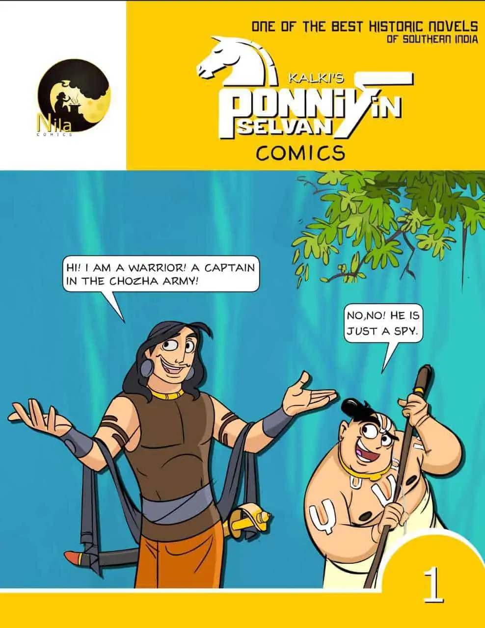 Kalki's Ponniyin Selvan Comics English Volume 1 - M Karthikeyan
