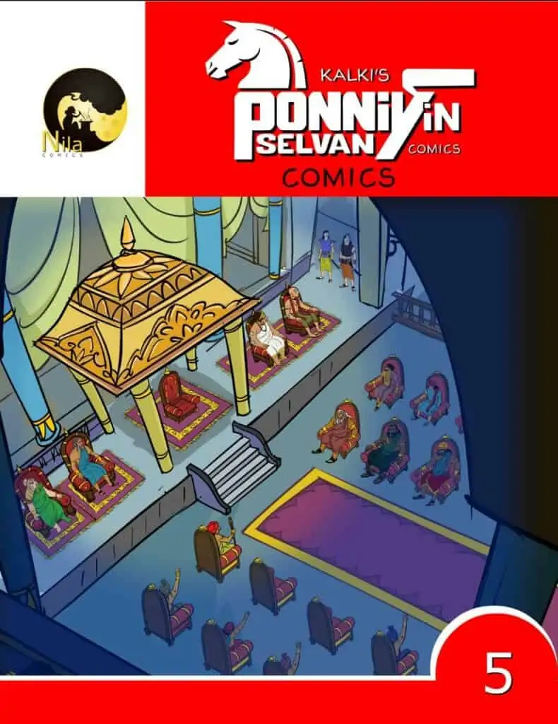 Kalki's Ponniyin Selvan Comics English Volume 4 - M Karthikeyan