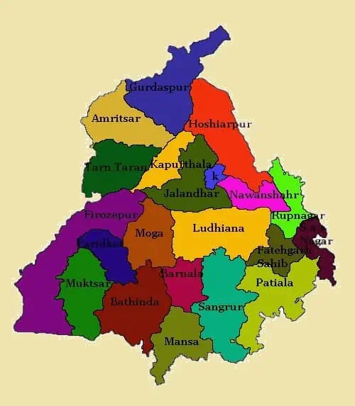 Punjab Map