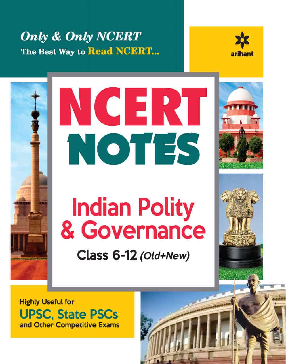 Arihant NCERT Notes Indian Polity - Class 9-12 PDF