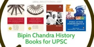 Bipin Chandra History Books for UPSC