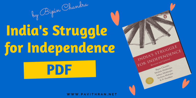 India's Struggle for Independence by Bipin Chandra PDF