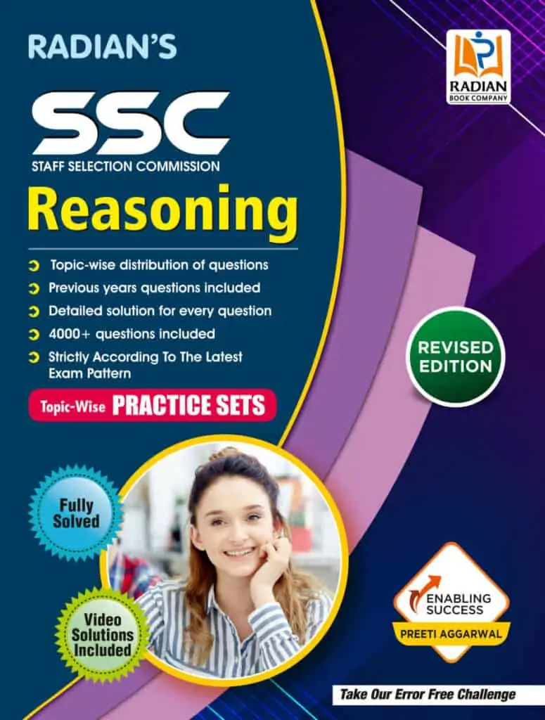 Radian SSC Reasoning PDF Topic-wise Practice Sets Book For Exam 2022 (English Medium)