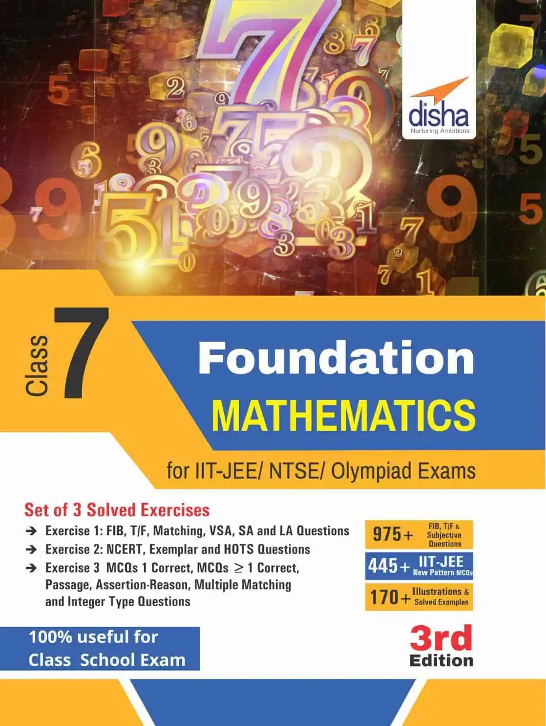 Foundation Mathematics Class 7 for IIT- - Disha Experts