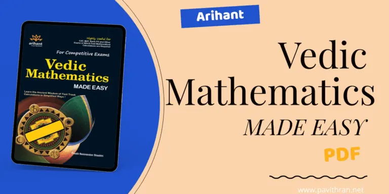 Vedic Mathematics Made Easy PDF (Arihant)